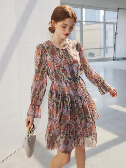 The Millie • Paisley A-Line Dress