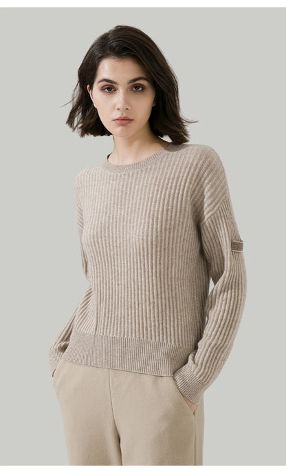 The Hannah • Knitted Rib Pullover