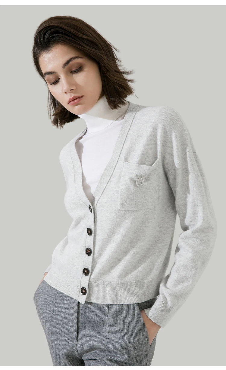 The Mia • Button-Up Knitted Cardigan