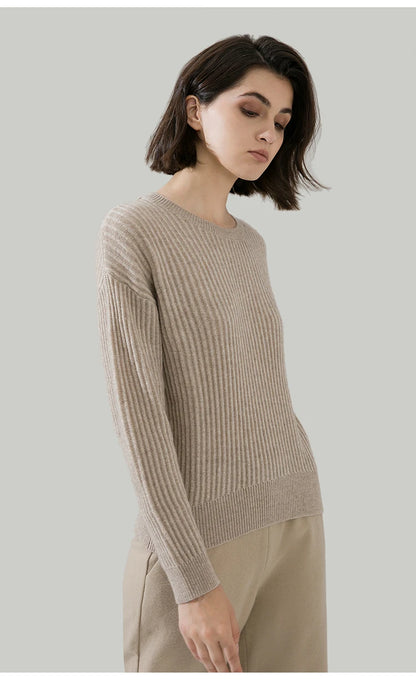 The Hannah • Knitted Rib Pullover