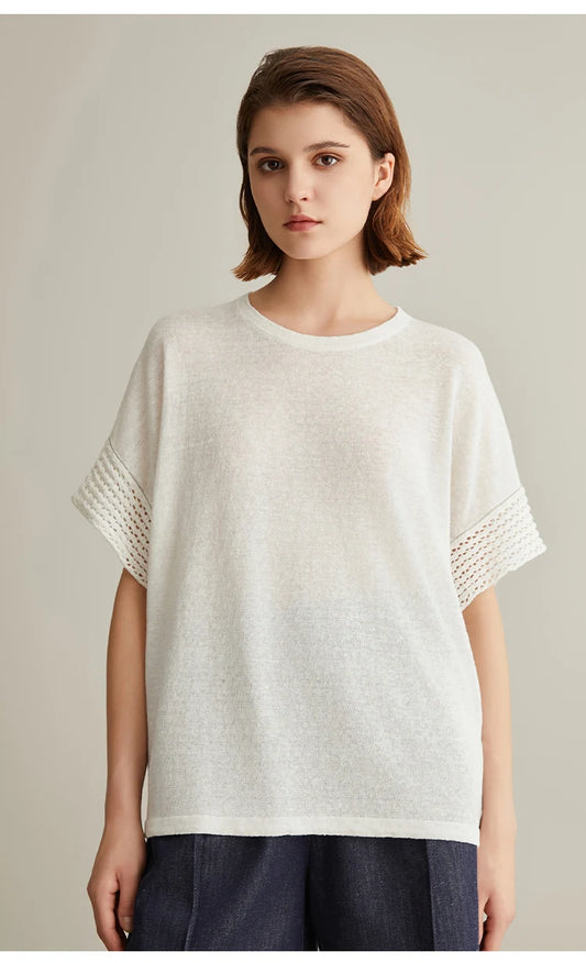 The Porto • Oversized Knitted T-Shirt