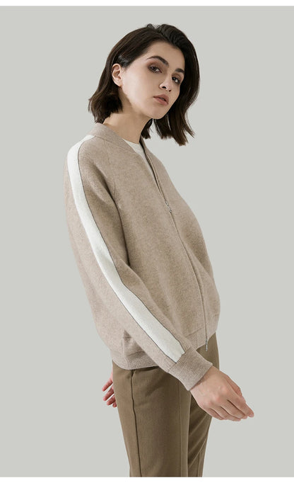 The Isabella • Zip-Up Knitted Sweater
