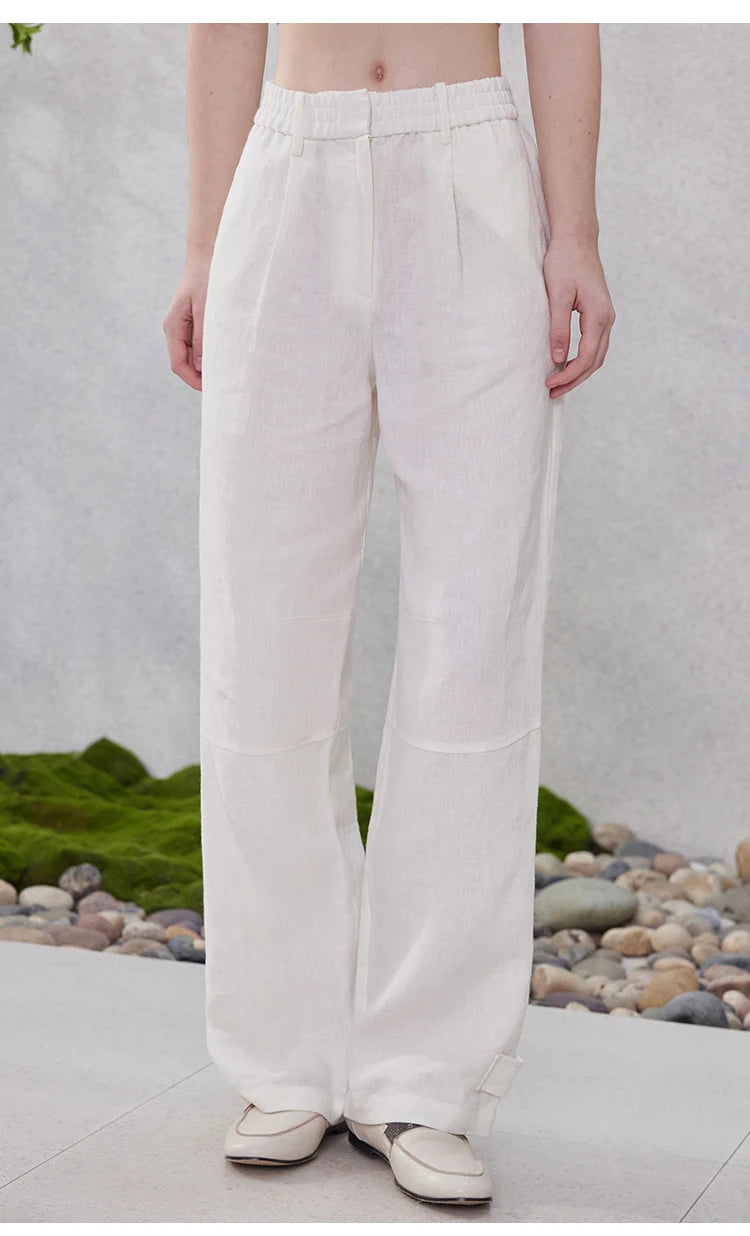 The Santorini • Blazer & Pants Linen Set